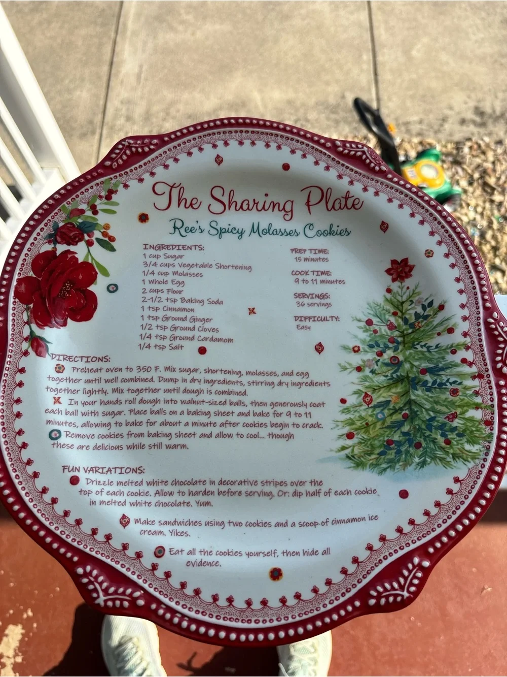Pioneer Woman decorative plates (2) The Sharing Plate